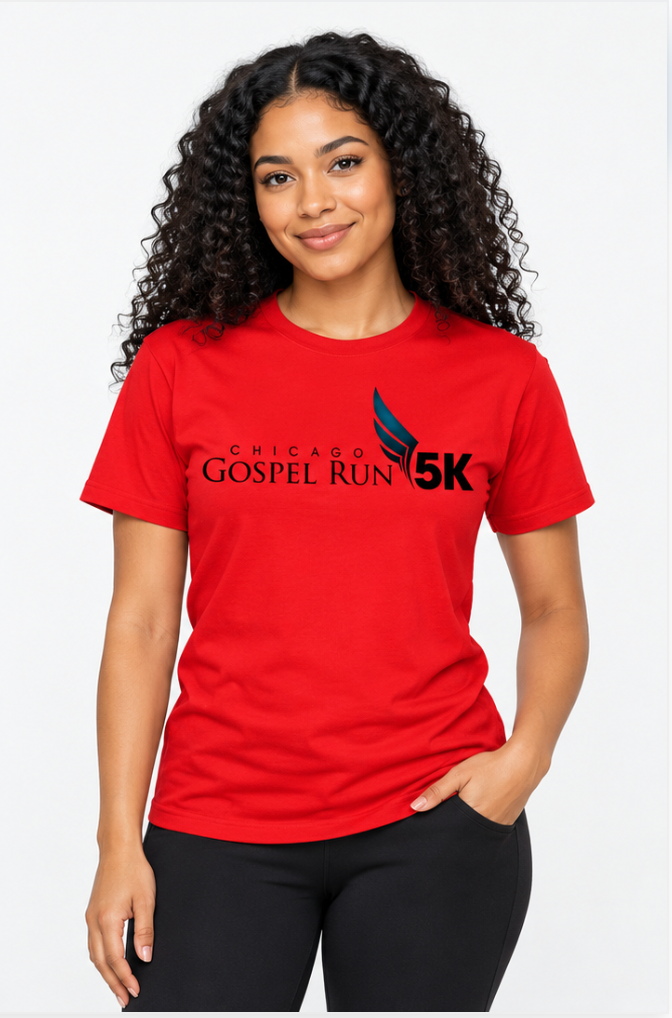 Chicago Gospel Run 5K Red Tee