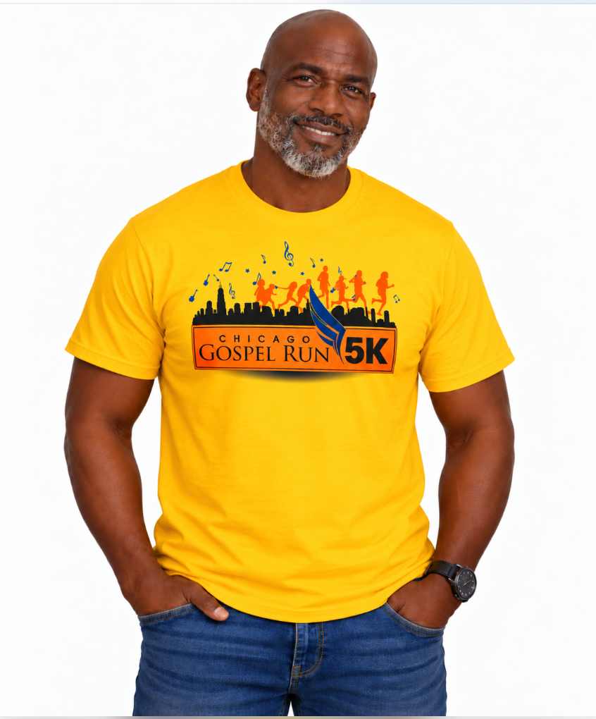 Chicago Gospel Run 5K Gold Tee