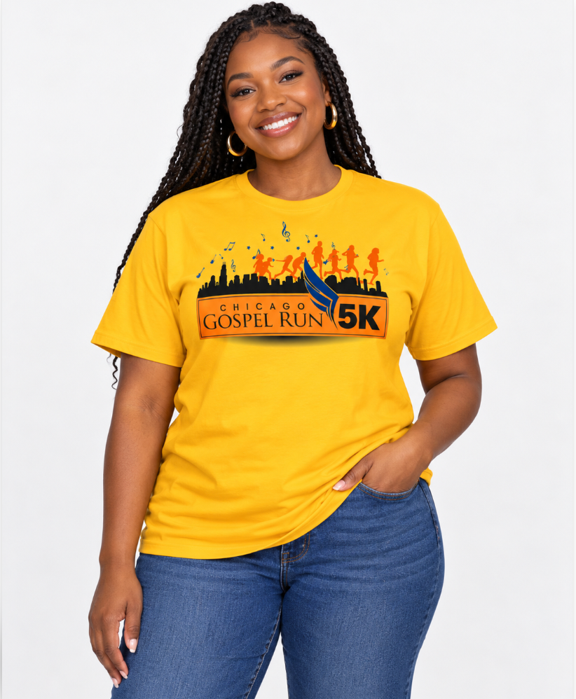 Chicago Gospel Run 5K Gold Tee