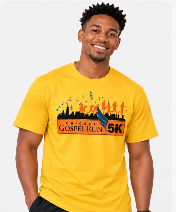 Chicago Gospel Run 5K Gold Tee