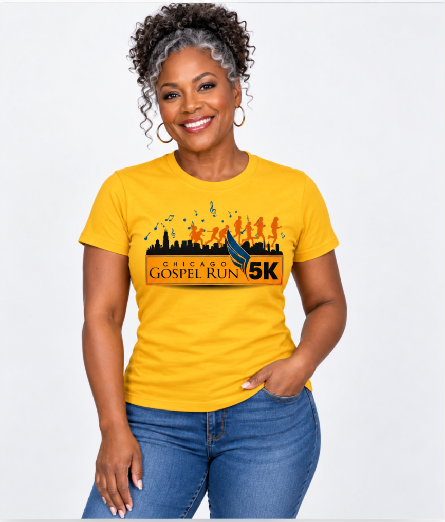 Chicago Gospel Run 5K Gold Tee
