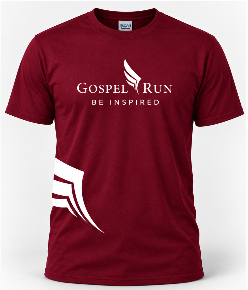 Be Inspired DryBlend Tee – Maroon