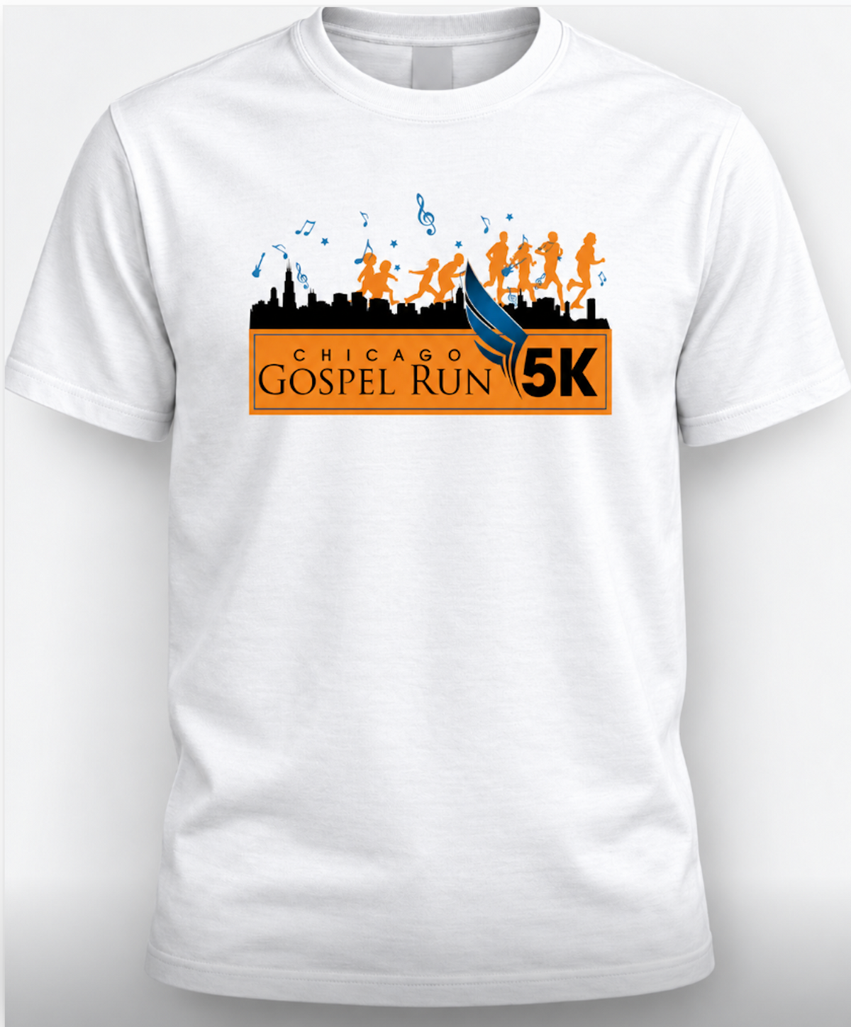 Chicago Gospel Run 5K Tee – White